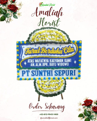 Papan Bunga Duka di Air Putih