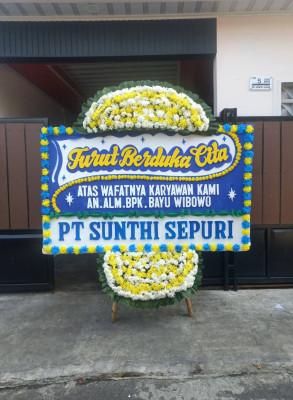 Papan Bunga Duka di Air Putih