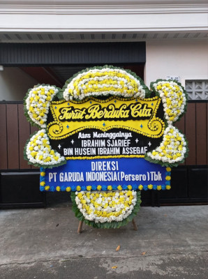 Papan Bunga Duka di Air Putih